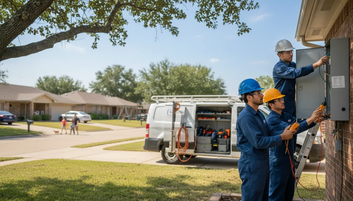 Certified electrician providing emergency electrical services in Etoile, KY